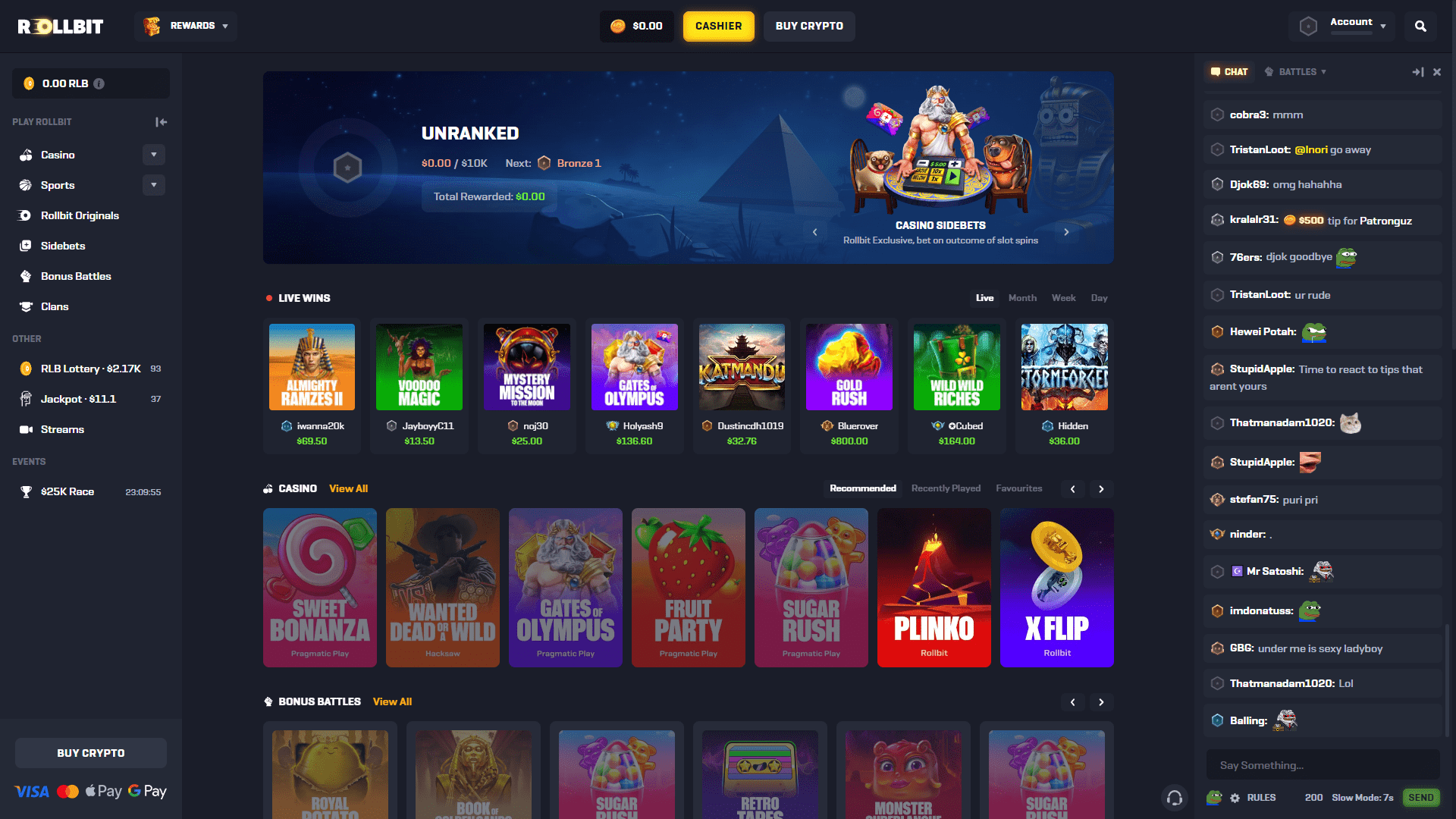 Rollbit ScreenShot 1