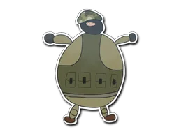 Sticker | Poorly Drawn IDF