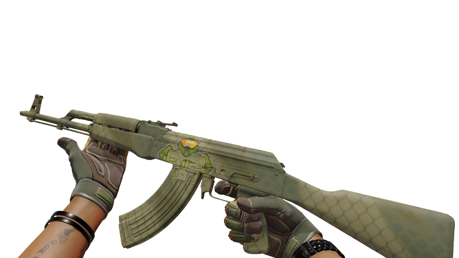 AK-47 | Halo Master Chief ScreenShot 2