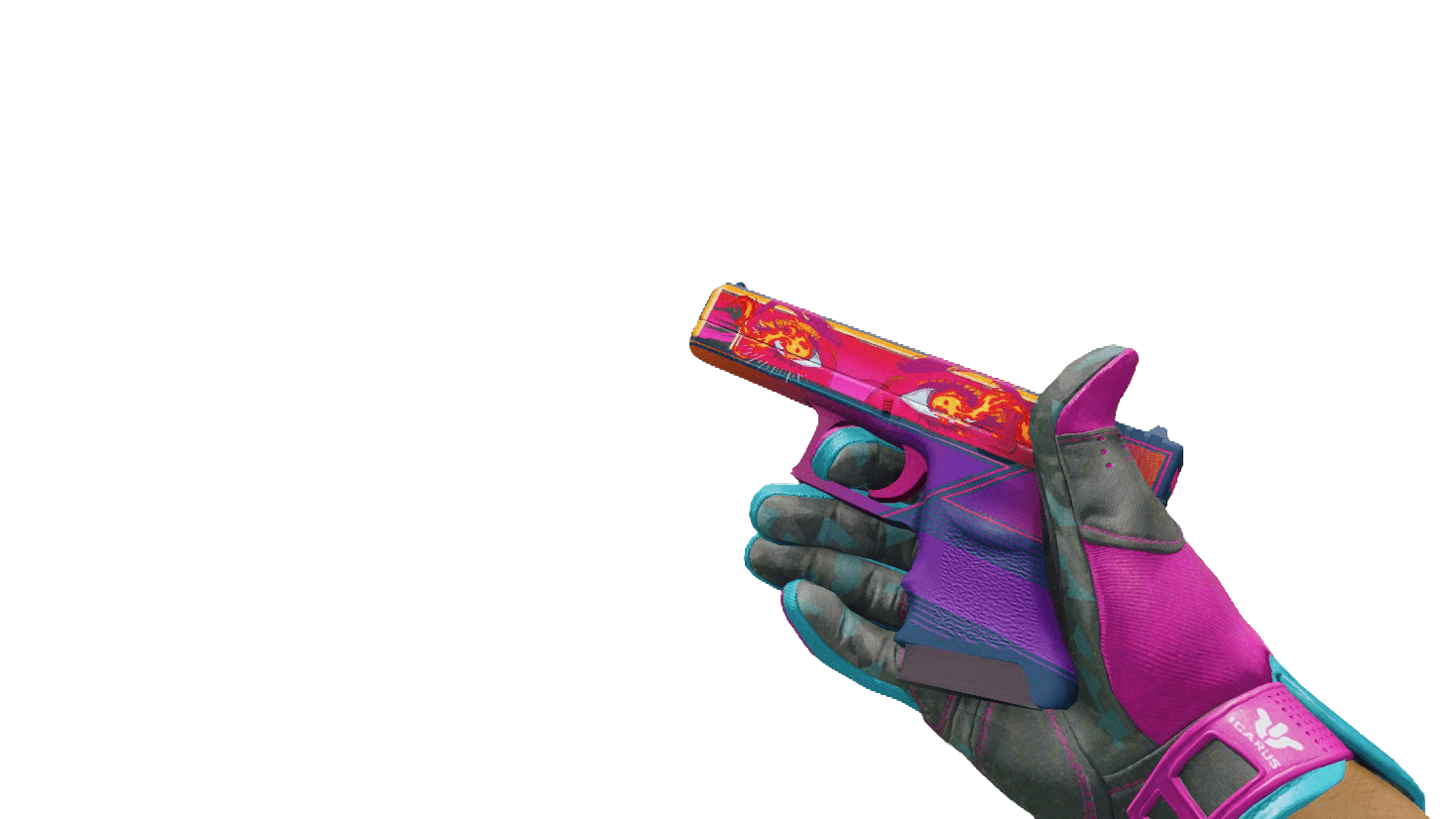 Glock-18 | Vogue Flaming Eyes ScreenShot 2