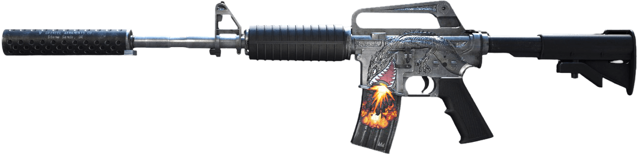 M4A1-S | Basilisk Flame Craft Result