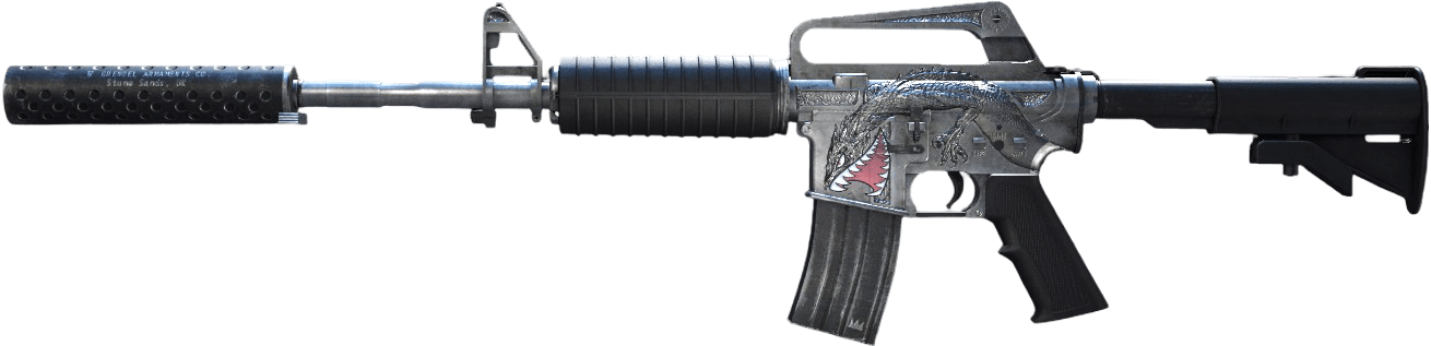 M4A1-S | Basilisk Flame Craft Step 1
