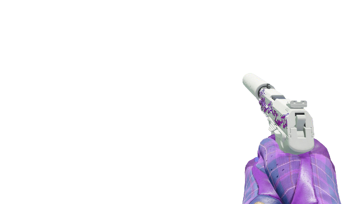 USP-S | Whiteout Purple Lightning ScreenShot 1