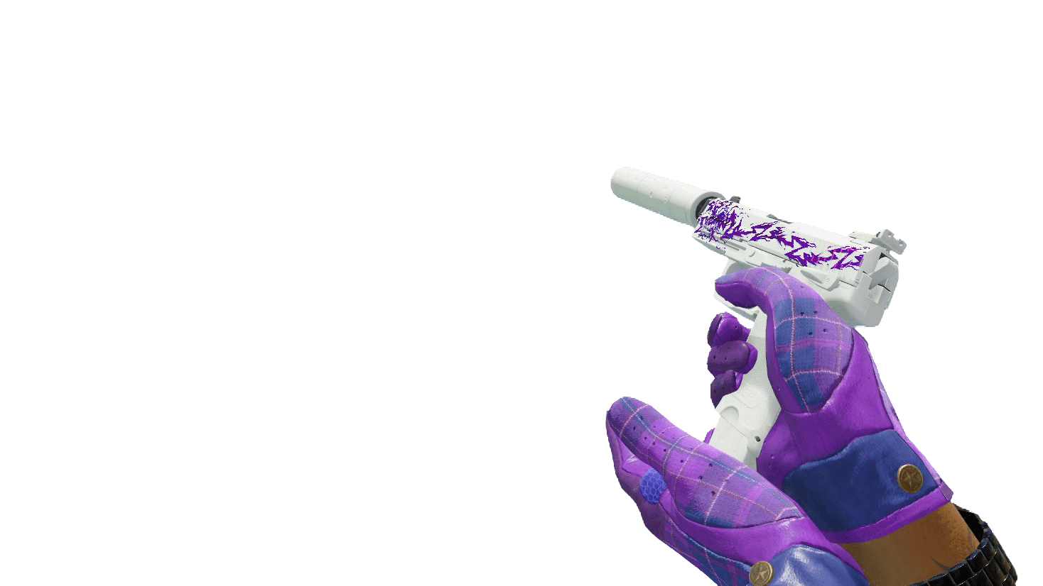 USP-S | Whiteout Purple Lightning ScreenShot 3